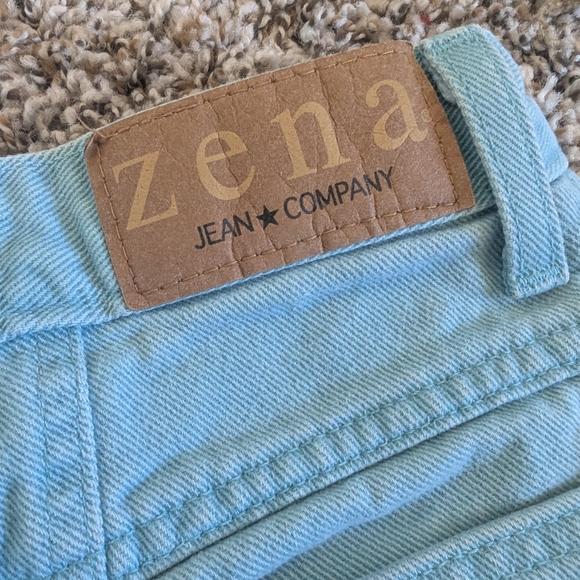 Zena light Blue 1990s Vintage Jeans|Size 8A - Picture 5 of 11